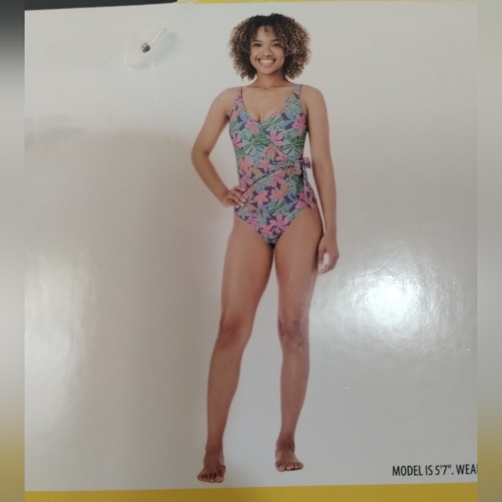 New Tropical Floral Women Swim One Piece